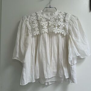 7 for All Mankind size XS White Floral